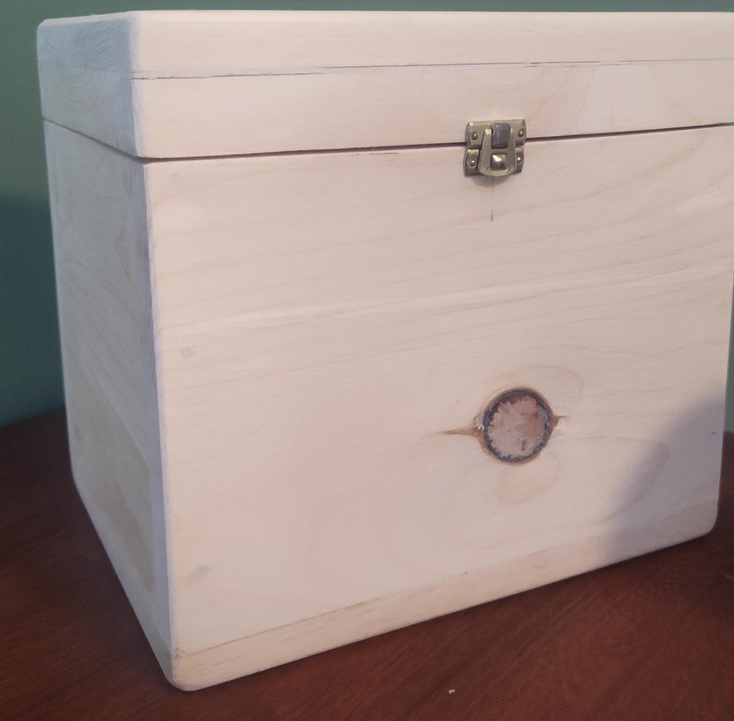 Wooden Box with Latch thumbnail