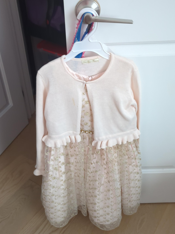 Sweetheart Princess Dress & Cardigan Set thumbnail