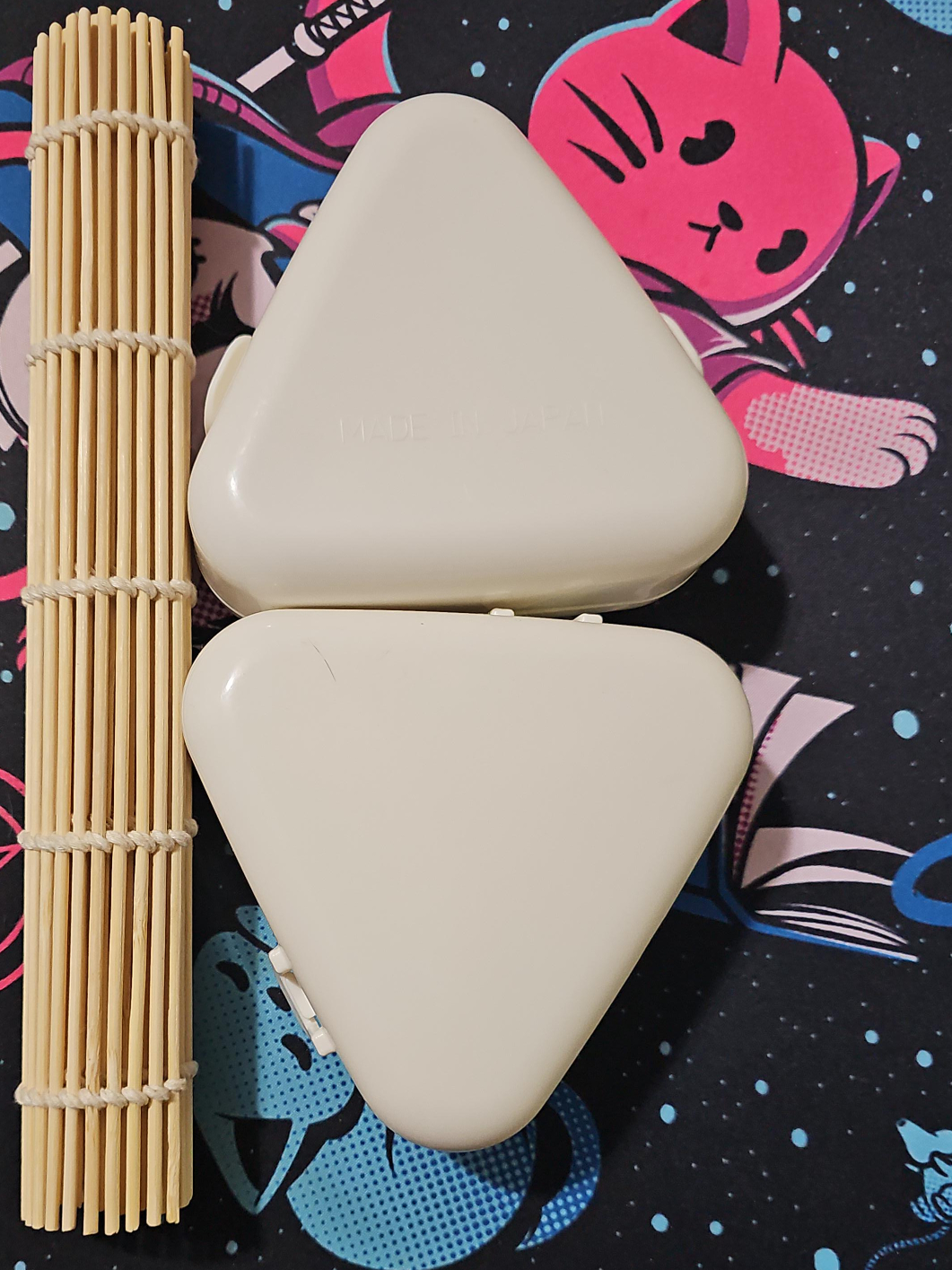Onigiri Mold Set with Sushi Rolling Mat thumbnail