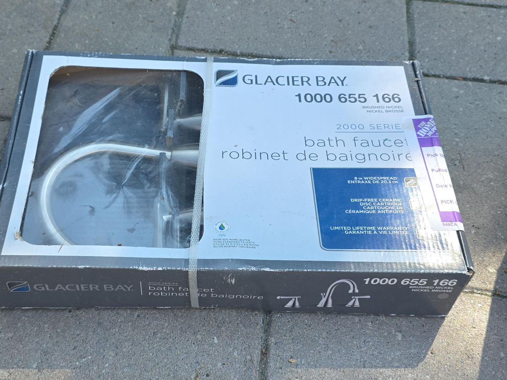 Glacier Bay 2000 Series Bath Faucet - Brushed Nickel thumbnail