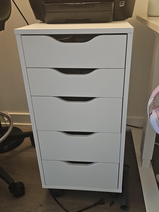 IKEA Alex White Drawer Unit - photo 2