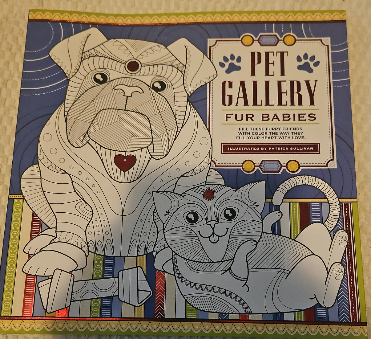 Pet Gallery Fur Babies Colouring Book thumbnail