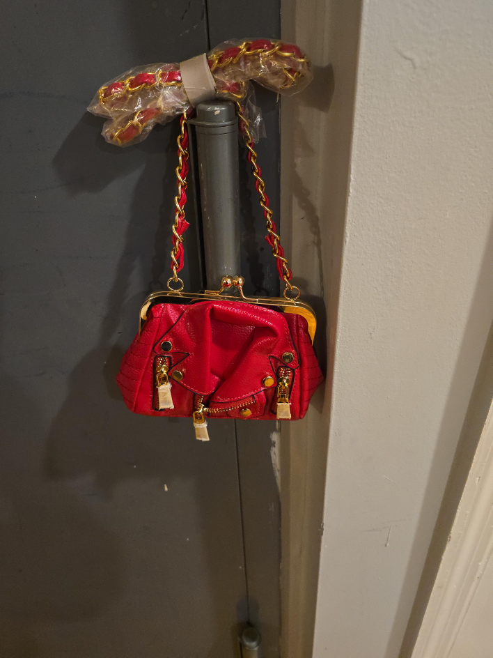 Red 'Jacket' Style Chain Bag thumbnail