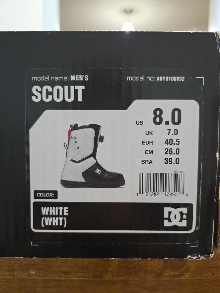 DC Scout Snowboard Boots - Men's US 8.0 - photo 4