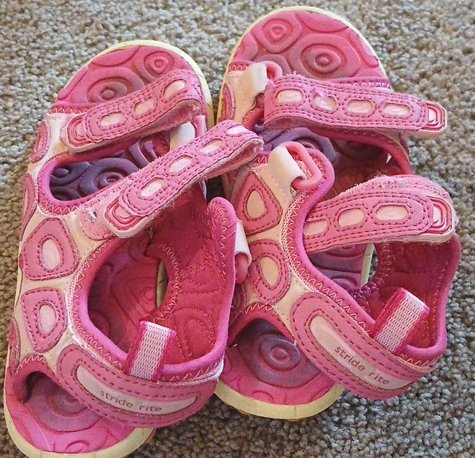 Stride Rite Pink Sandals - Size 13 M. thumbnail