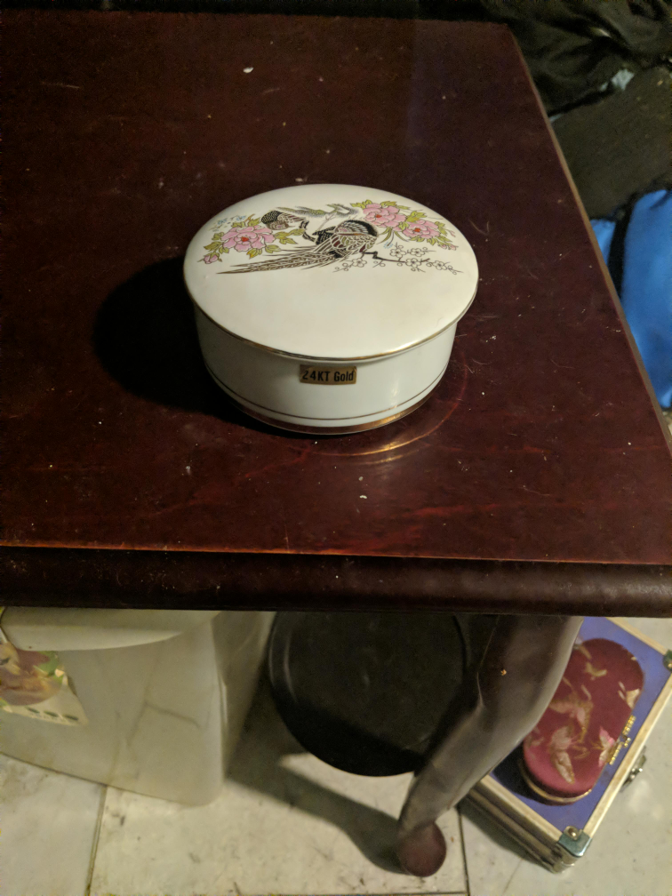 24KT Gold Decorative Trinket Box thumbnail