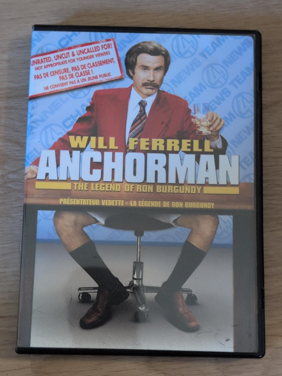 Anchorman: The Legend of Ron Burgundy DVD thumbnail