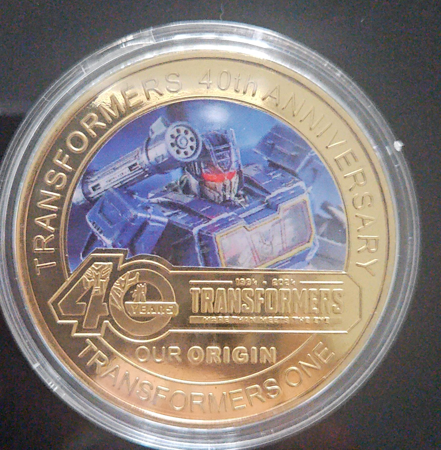 Transformers 40th Anniversary Coin thumbnail