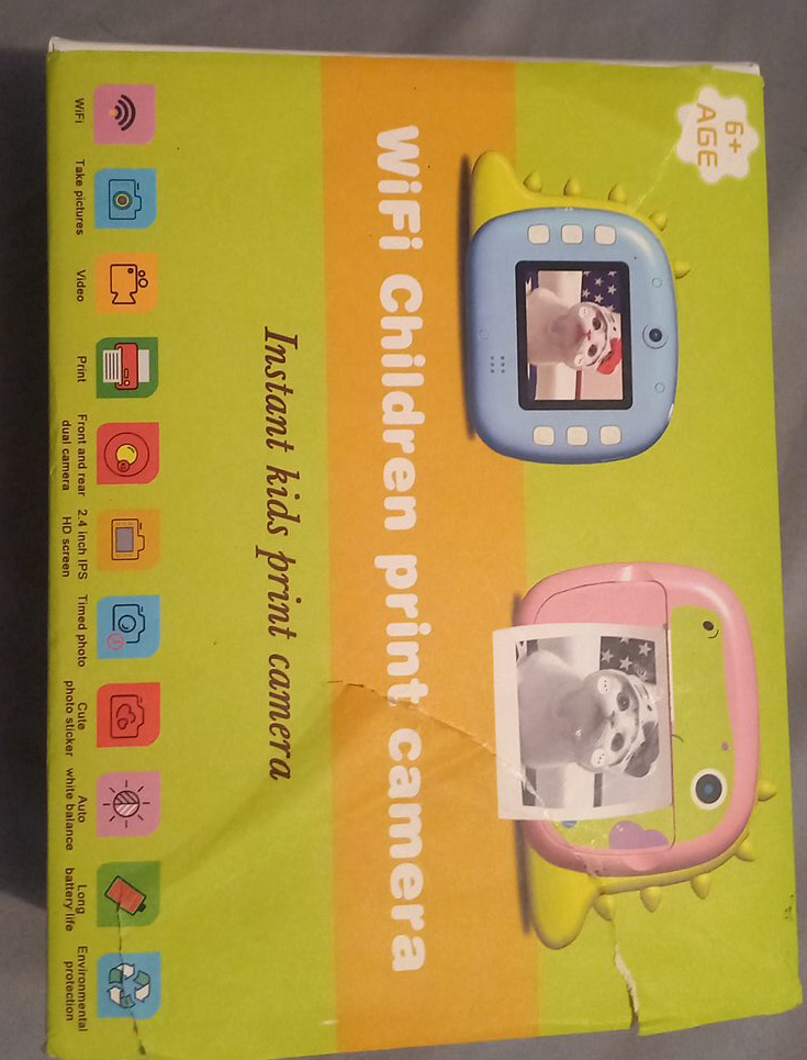 New WiFi Children Print Camera, 6+ Age thumbnail