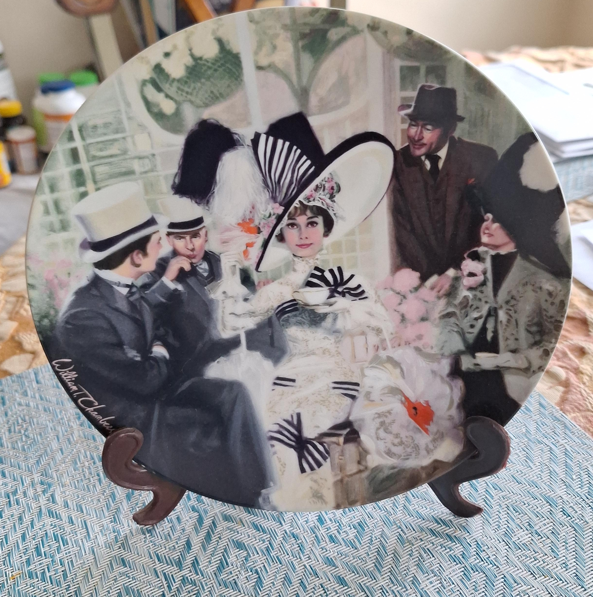 William T. Chambers Audrey Hepburn Decorative Plate thumbnail