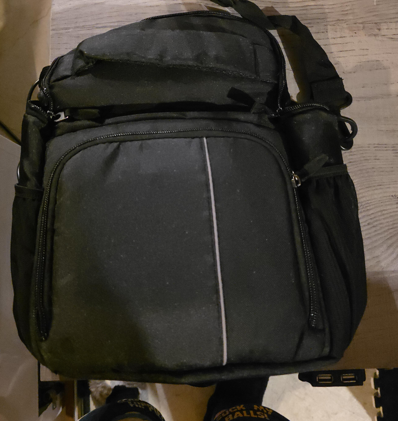 Black Bag for small iPad or photo devices thumbnail