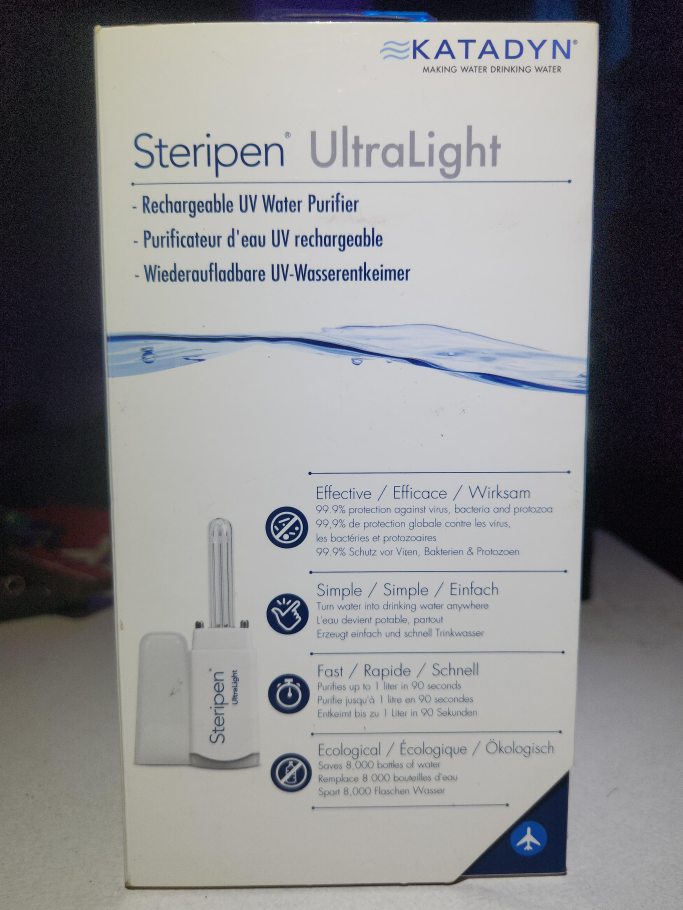 Katadyn Steripen UltraLight UV Water Purifier - New