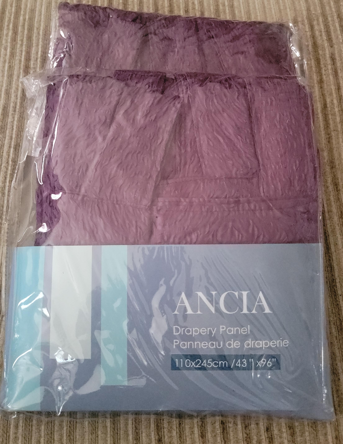 Ancia Drapery Panels - 43" x 96" thumbnail