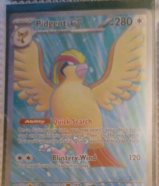 Pidgeot EX Pokemon Card thumbnail