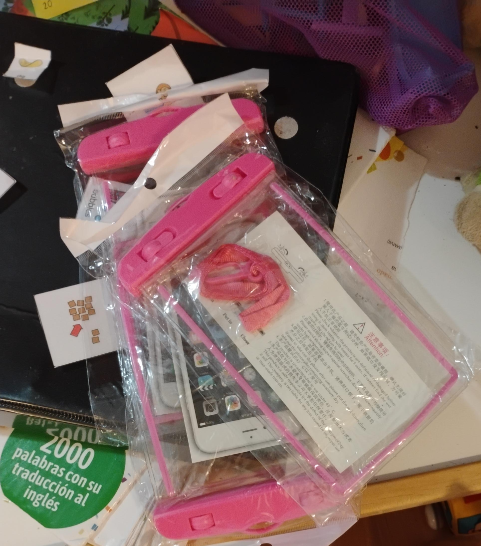 Pink Waterproof Phone Case - New thumbnail