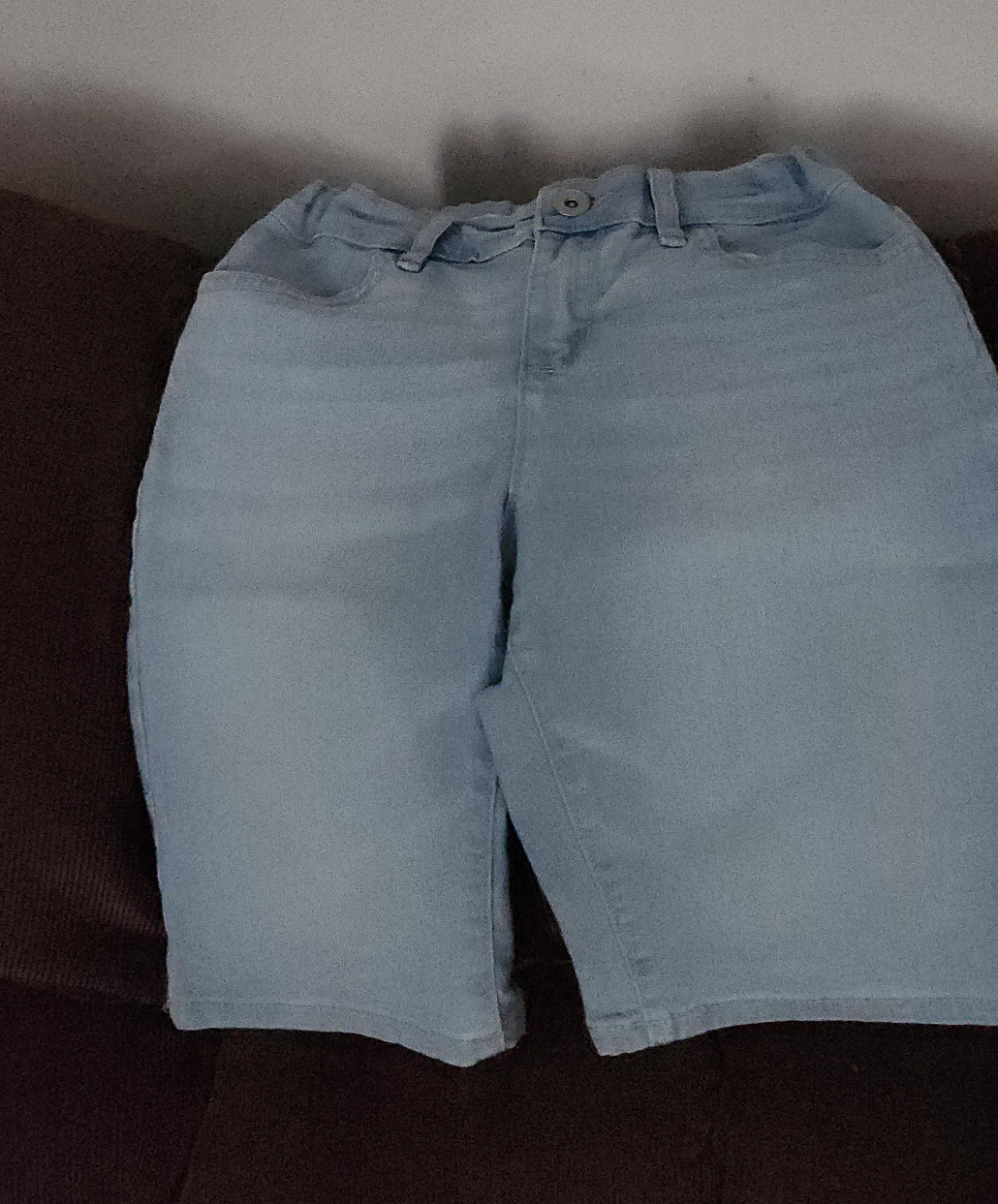 Light Blue Denim Shorts thumbnail