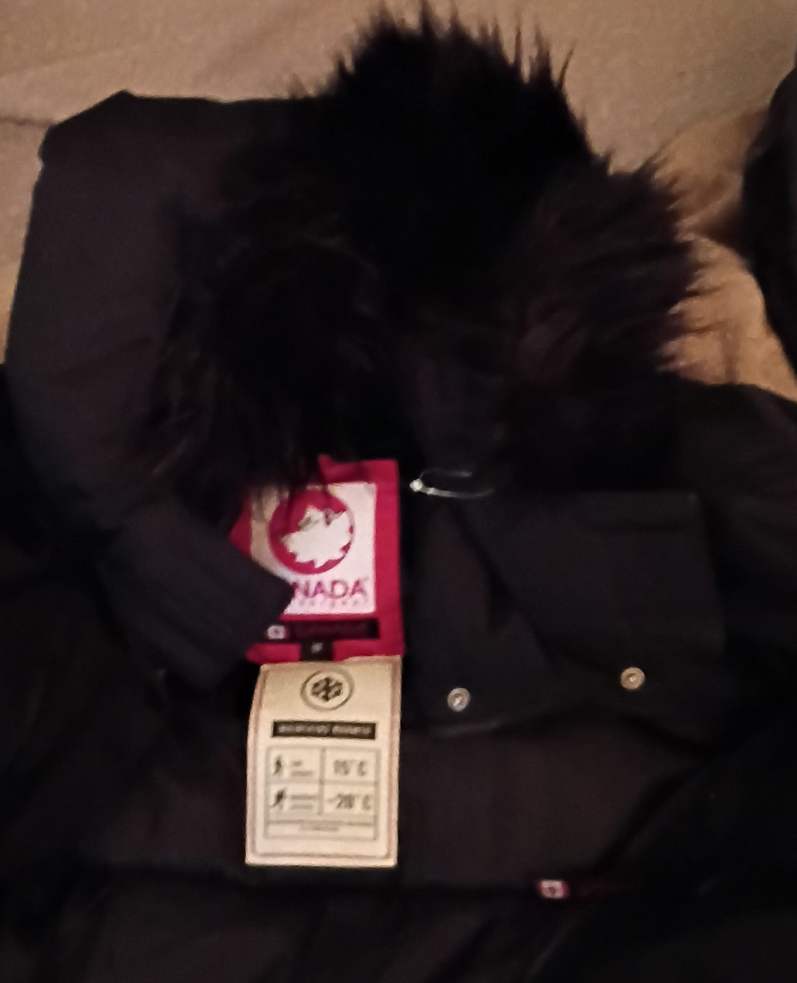 Canada Goose Black Down Parka thumbnail