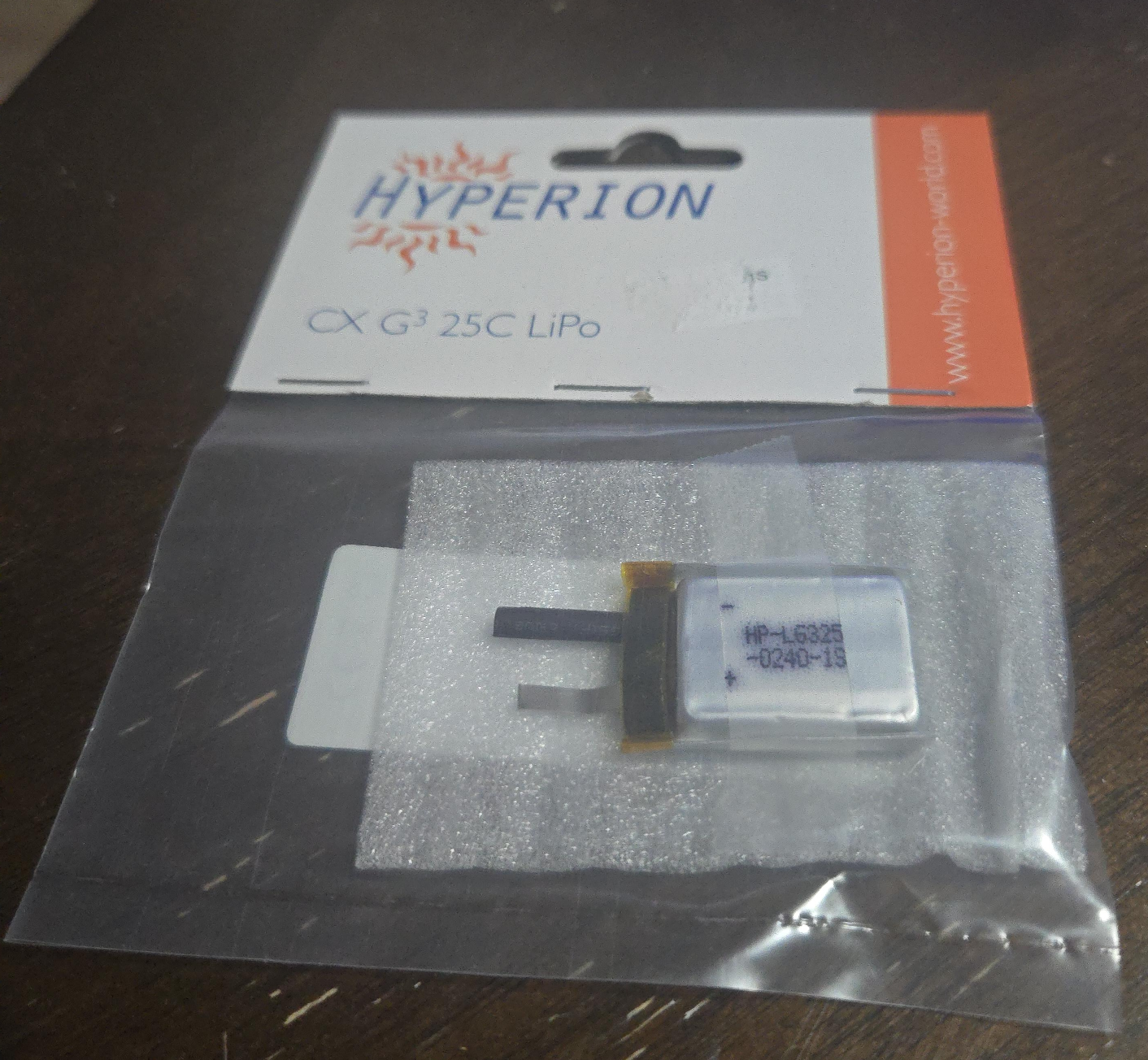 New Hyperion CX G³ 25C LiPo Battery thumbnail