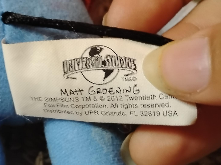Universal Studios Itchy Plush Toy thumbnail