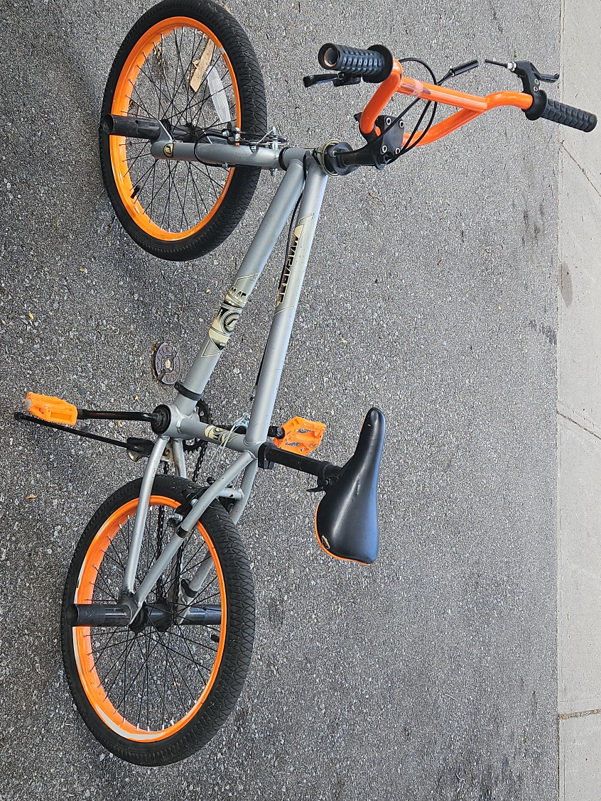 Magician BMX Bike - Silver & Orange