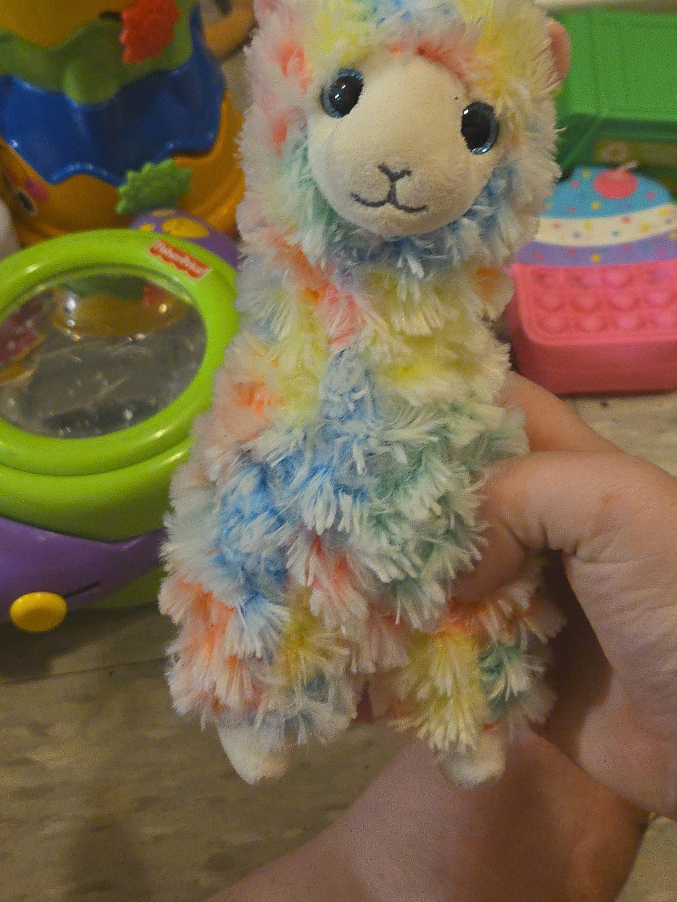 Rainbow Llama Plush Toy thumbnail