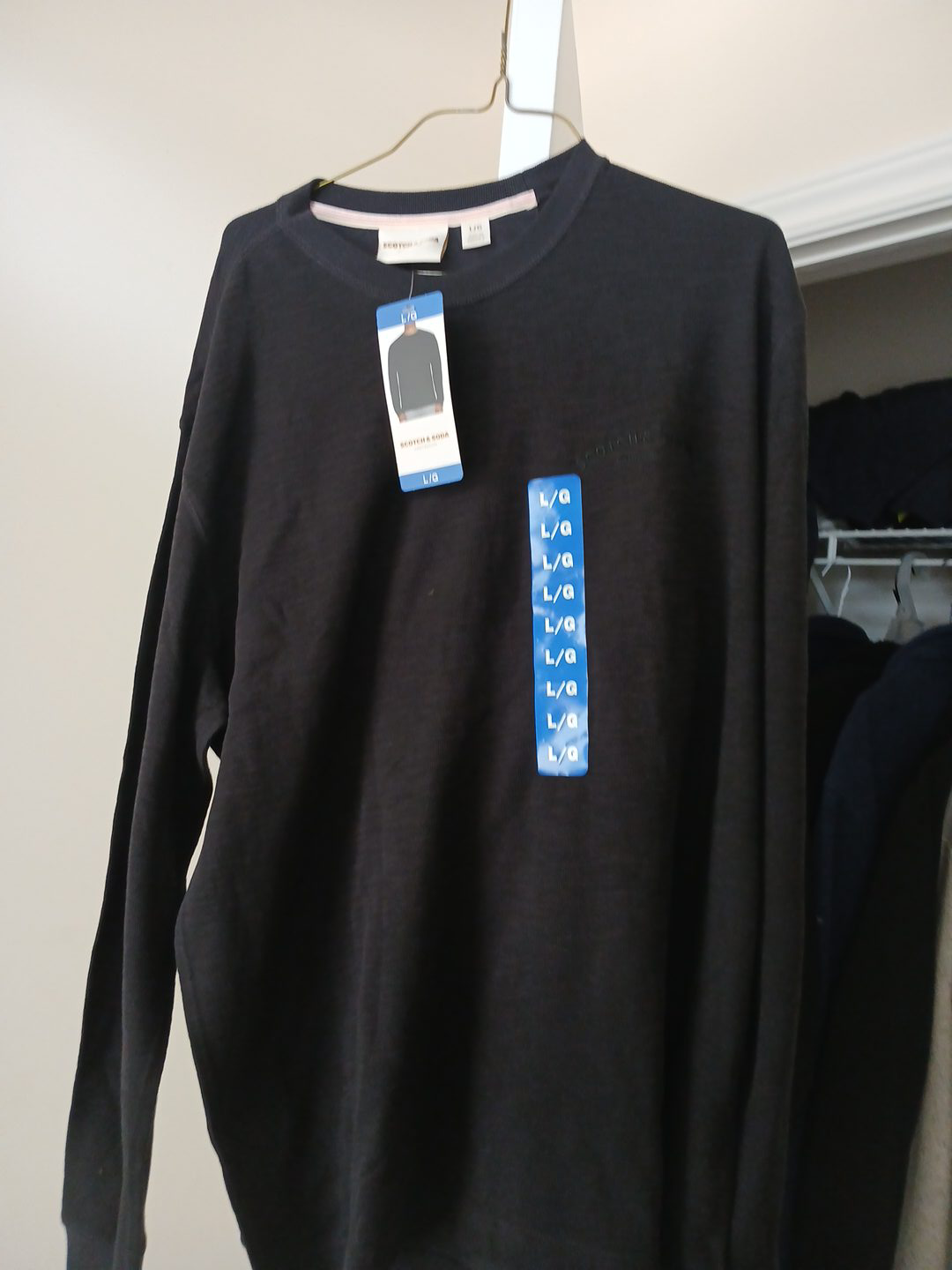 Scotch & Soda Black Sweatshirt - Size L/G thumbnail