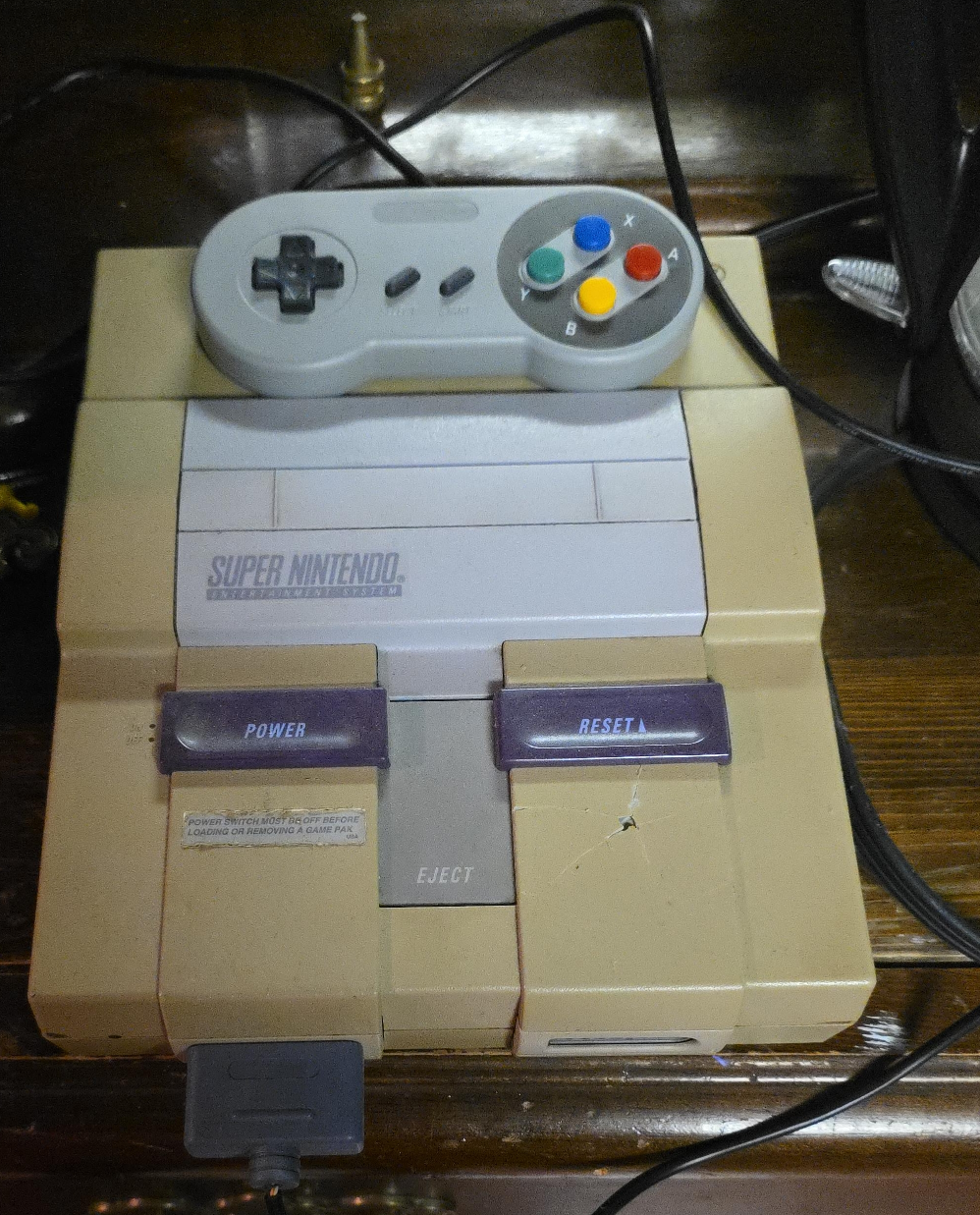 Super Nintendo System (SNES) with Games thumbnail