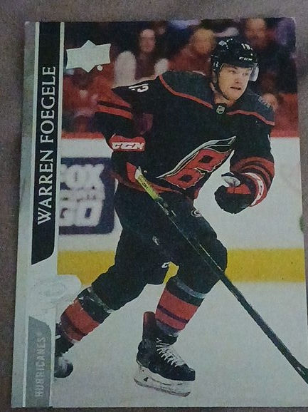 Warren Foegele Upper Deck Hockey Card thumbnail