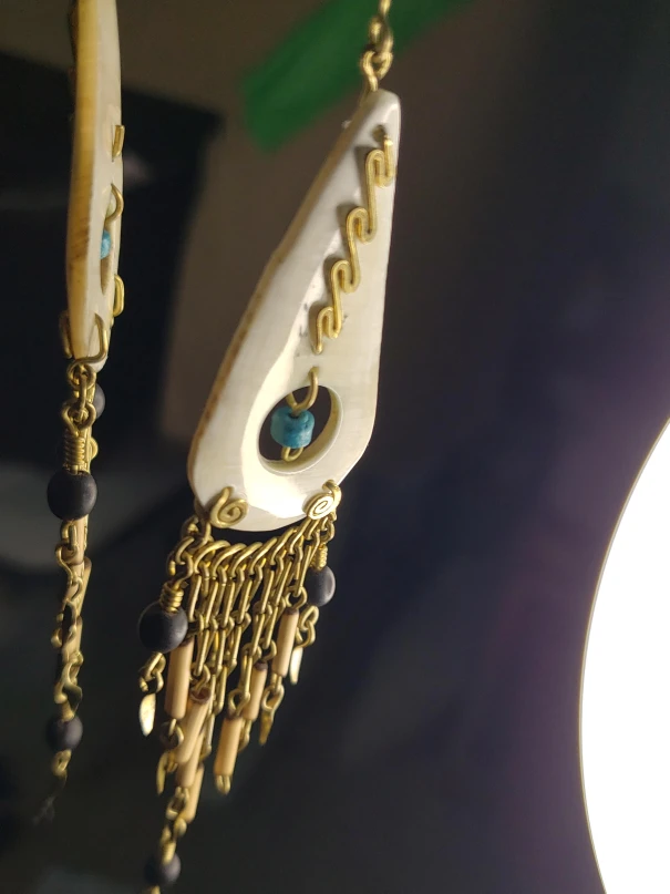 Boho Dangle Earrings - Statement Jewellery thumbnail