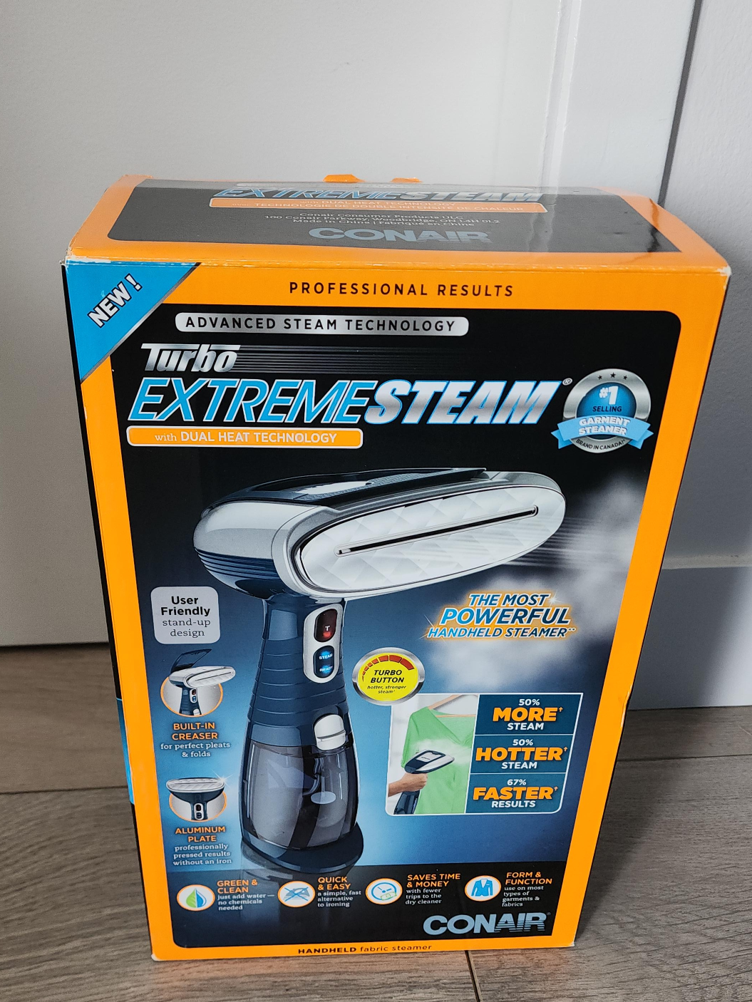 Conair Turbo ExtremeSteam Handheld Fabric Steamer