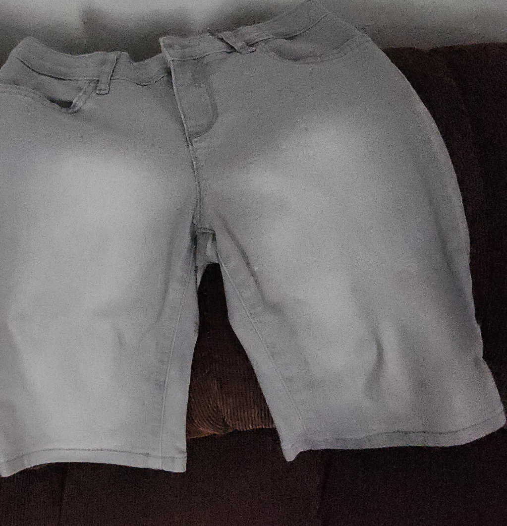 Grey Denim Shorts thumbnail