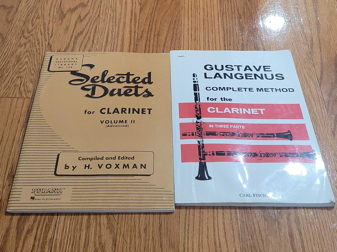 Clarinet Books: Selected Duets & Langenus Method thumbnail