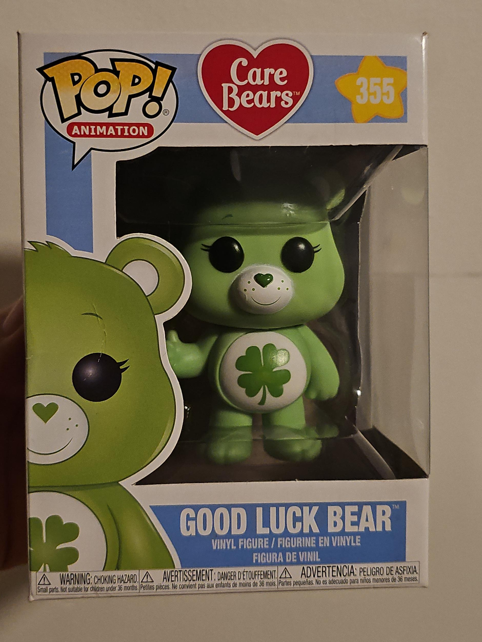 Funko Pop! Animation Care Bears Good Luck Bear #355 thumbnail