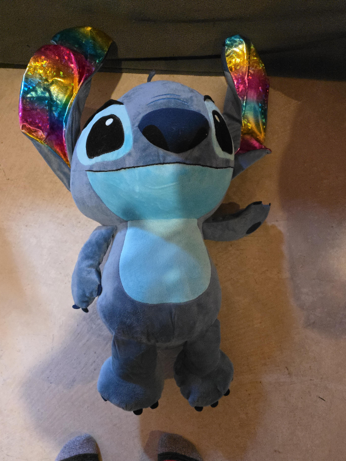 Disney Stitch Plush with Rainbow Ears thumbnail