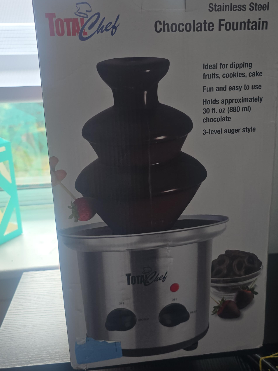 Total Chef Stainless Steel Chocolate Fountain thumbnail