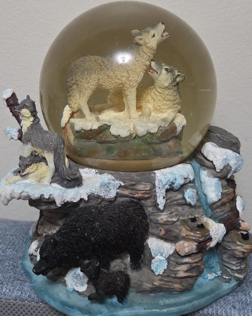 Wolf & Bear Snow Globe thumbnail