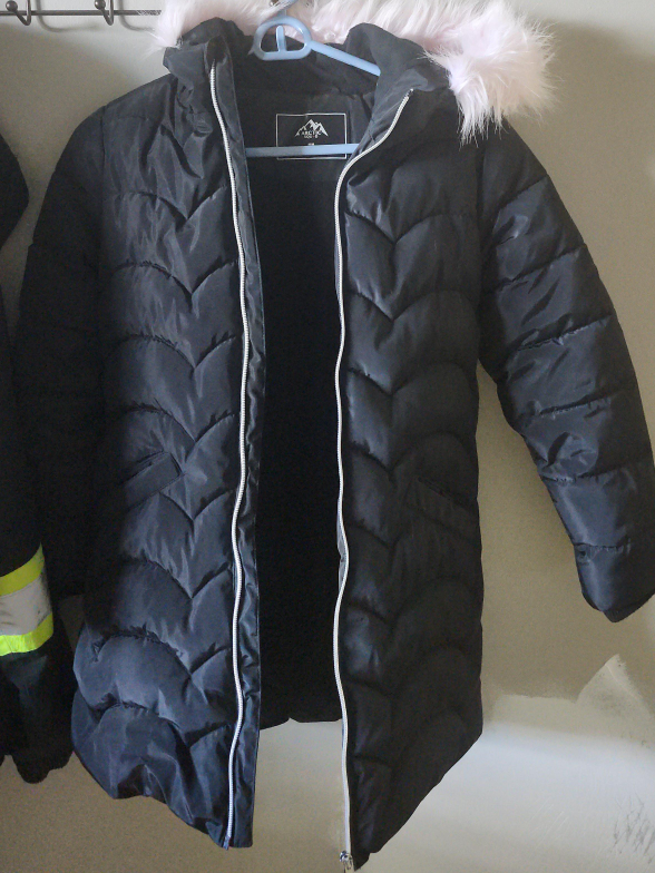 Arctic Expedition Black Puffer Coat thumbnail
