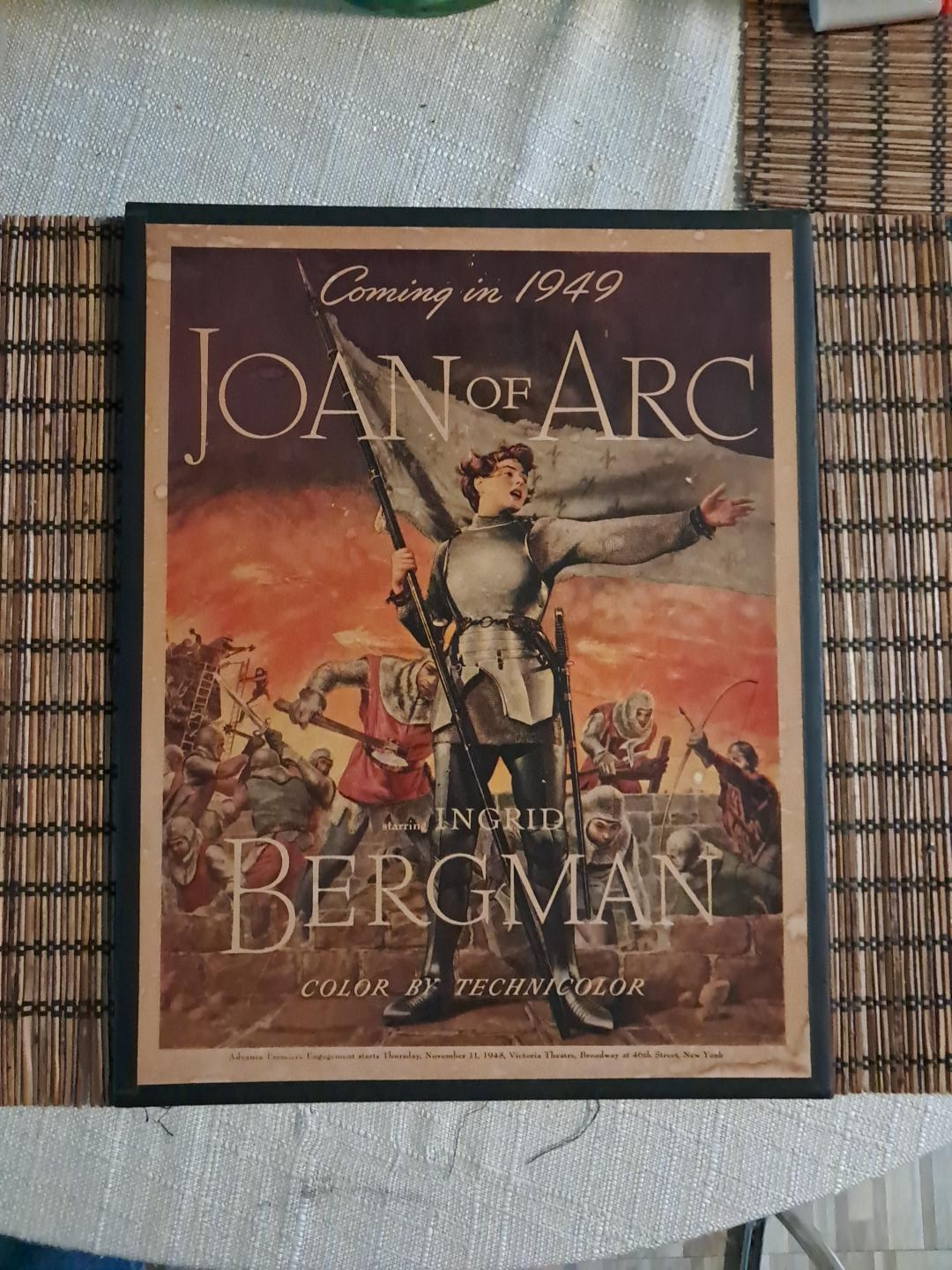 Joan of Arc Ingrid Bergman Movie Poster thumbnail