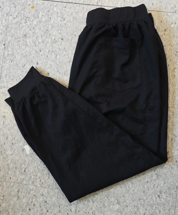 Hanes Comfort Fit Black XL Scrub Pants