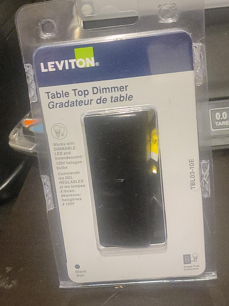 Leviton Table Top Dimmer - Black thumbnail