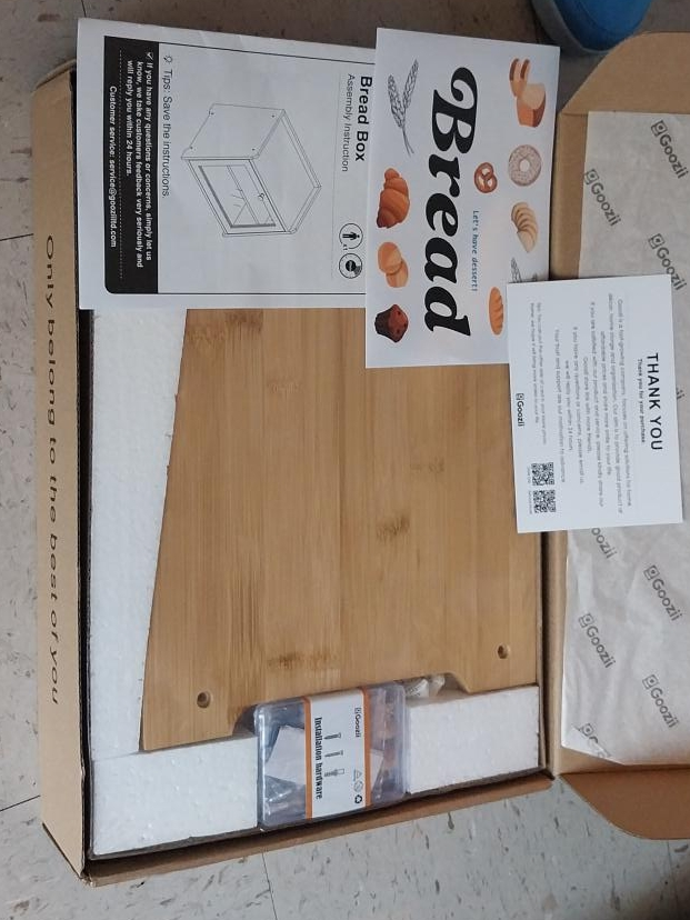 Goozii Bread Box - Assembly Instruction thumbnail
