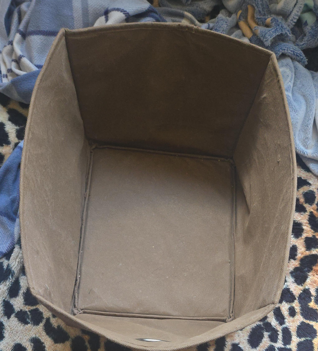 Brown Fabric Storage Box