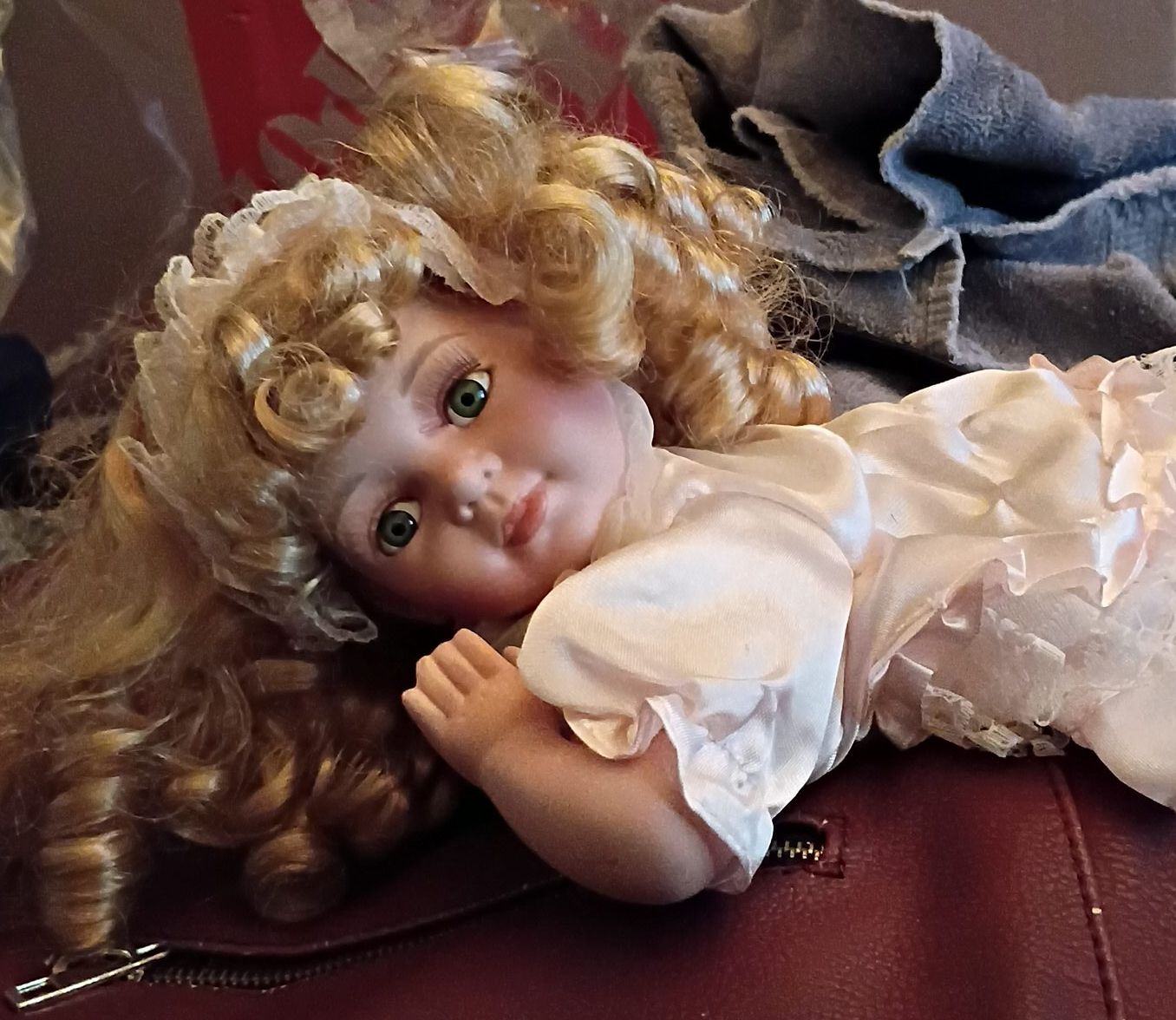 Collectible Porcelain Doll thumbnail