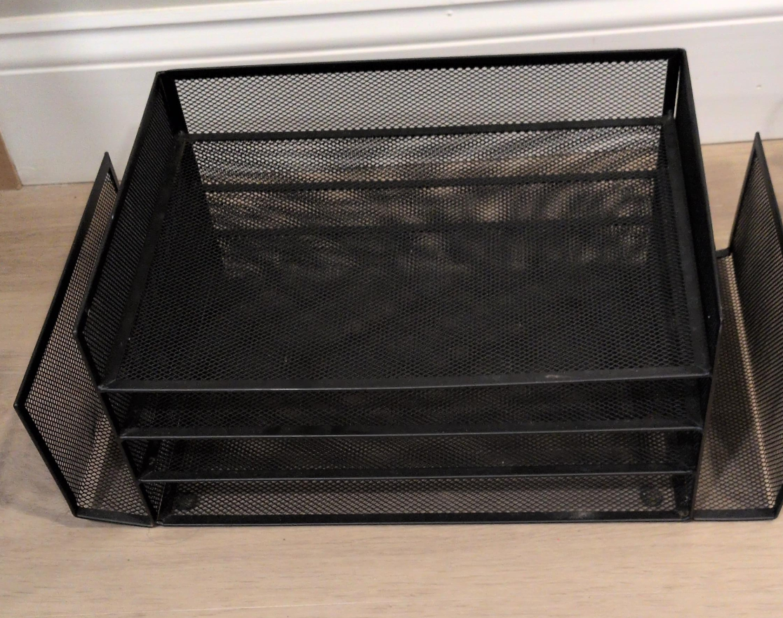 Black Mesh Desk Organizer thumbnail