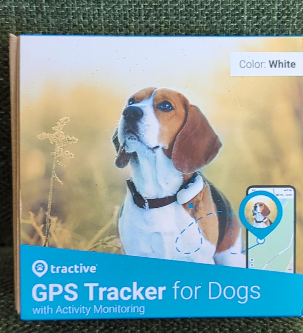 Tractive GPS Tracker for Dogs - White thumbnail