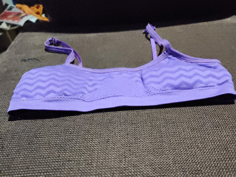 Purple Sports Bra thumbnail