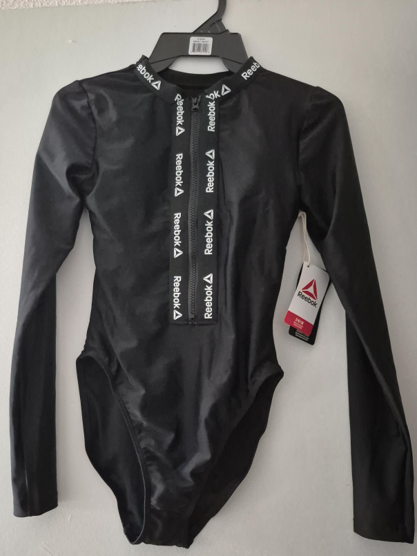 New Reebok Long Sleeve Zip Up One Piece - XS thumbnail