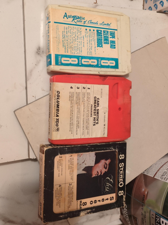 Vintage 8-Track Tape Cartridges: Carl Smith, Elvis & More! thumbnail
