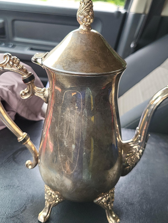 Vintage Silver Plated Coffee Pot thumbnail