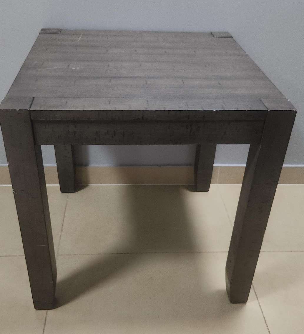 Wood side table thumbnail
